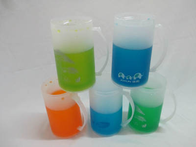 【廠家供應(yīng)塑料PP冰杯 雙層塑料杯 400ML冰杯 果汁廣告啤酒杯】價(jià)格,廠家,圖片,杯子,臺(tái)州市黃巖浙輝塑料加工廠-